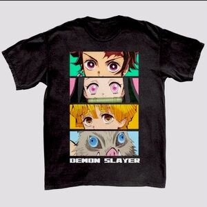 Men’s Demon Slayer Short Sleeve Graphic Shirt